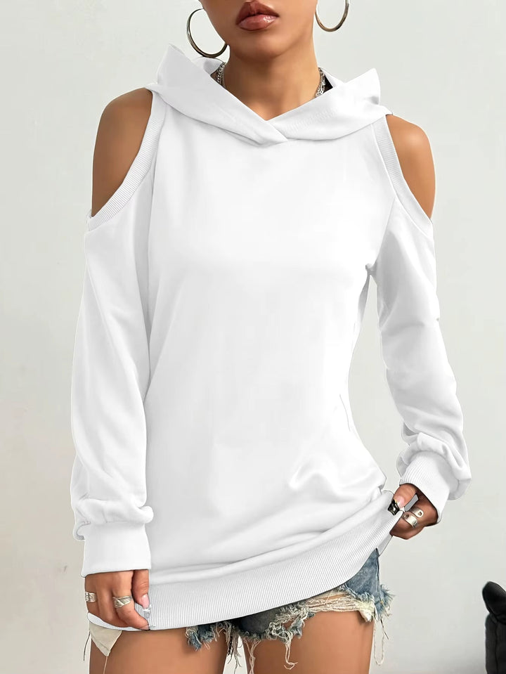 Essentia Off-Shoulder Hoodie