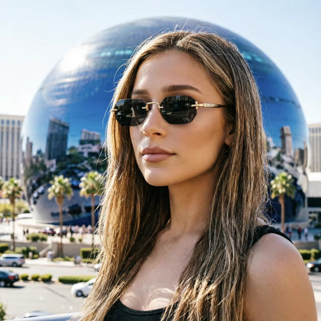Hexon Rimless Sunglasses