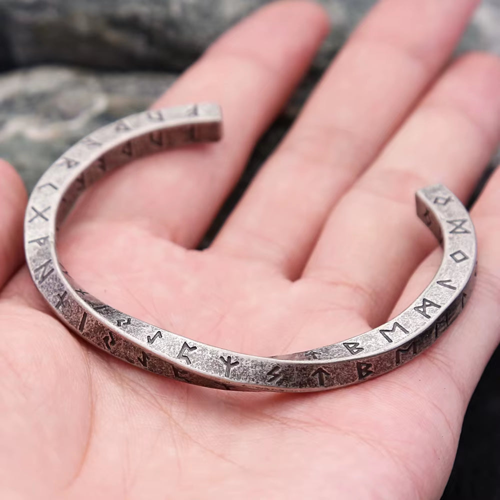 Runestone Steel Cuff