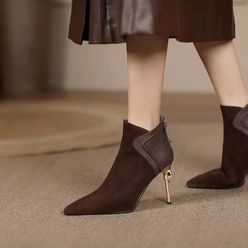 Hera Suede Stiletto Boot
