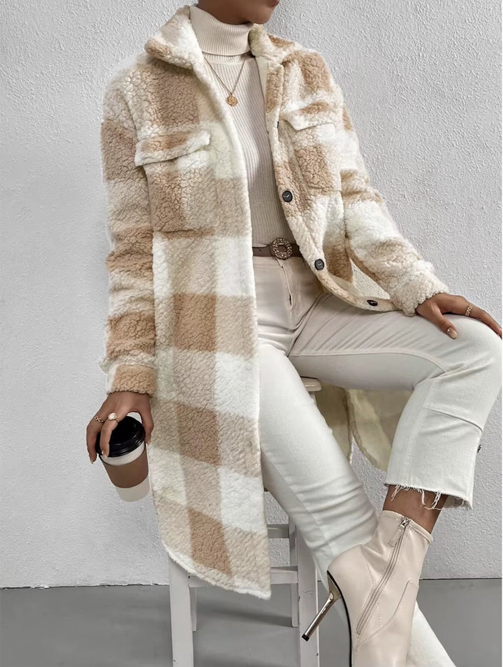 Weekend Plaid Sherpa Jacket