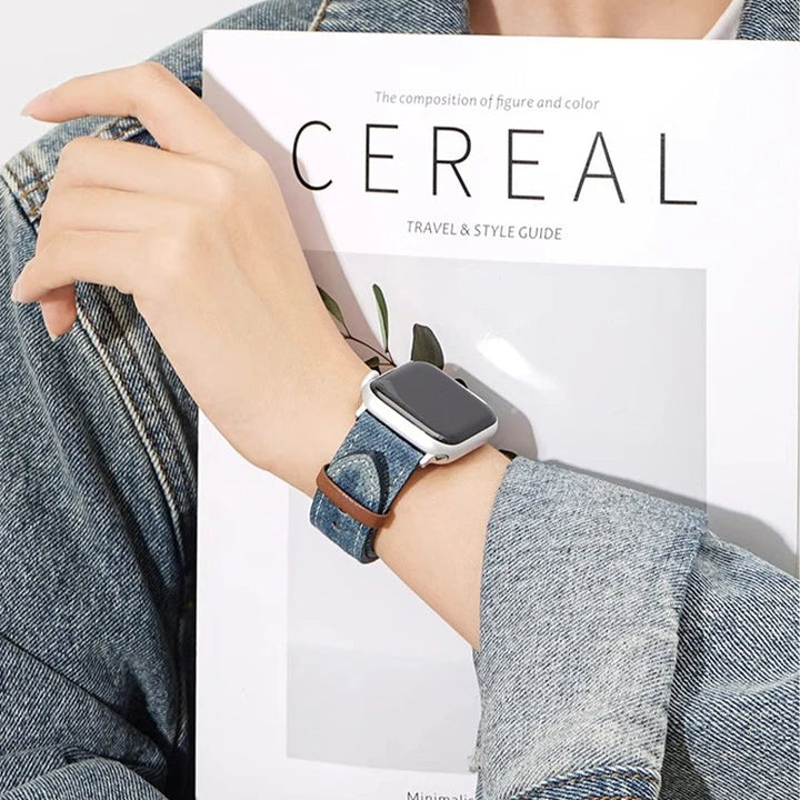 The Denim Edit Apple Watch Band