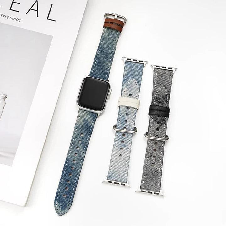 The Denim Edit Apple Watch Band