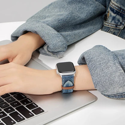The Denim Edit Apple Watch Band