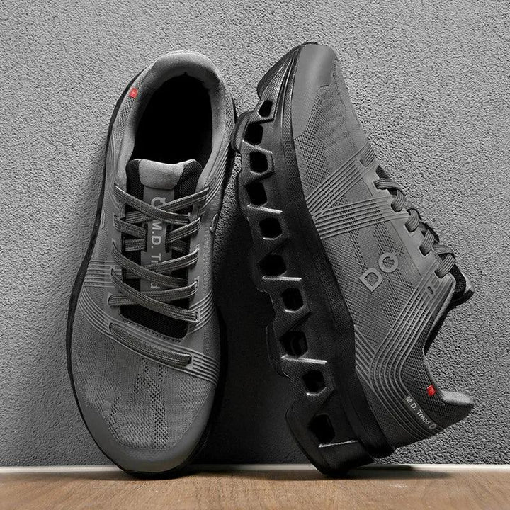 Men's Casual Sneakers - Lace Up Mesh Upper - Chunky Cloud Sole