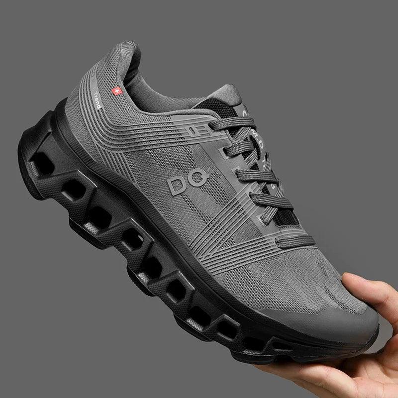 Men's Casual Sneakers - Lace Up Mesh Upper - Chunky Cloud Sole