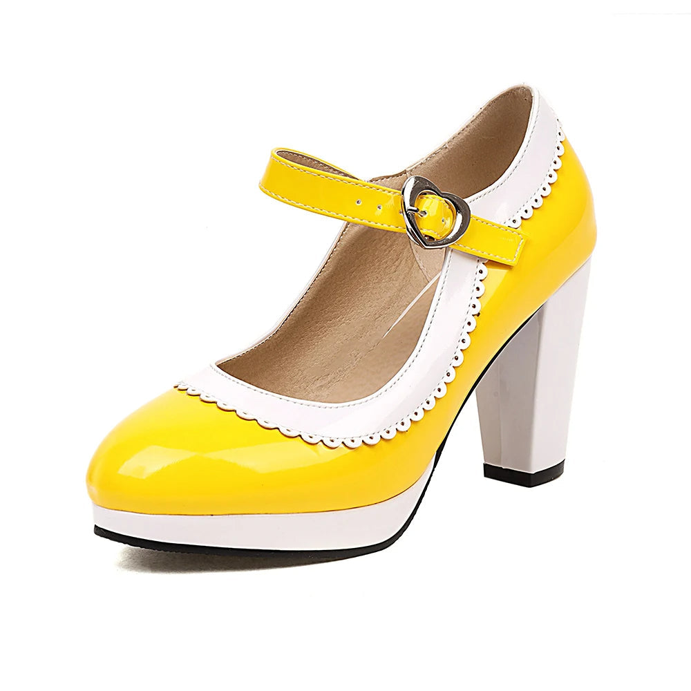 Maison Mary Jane Heels